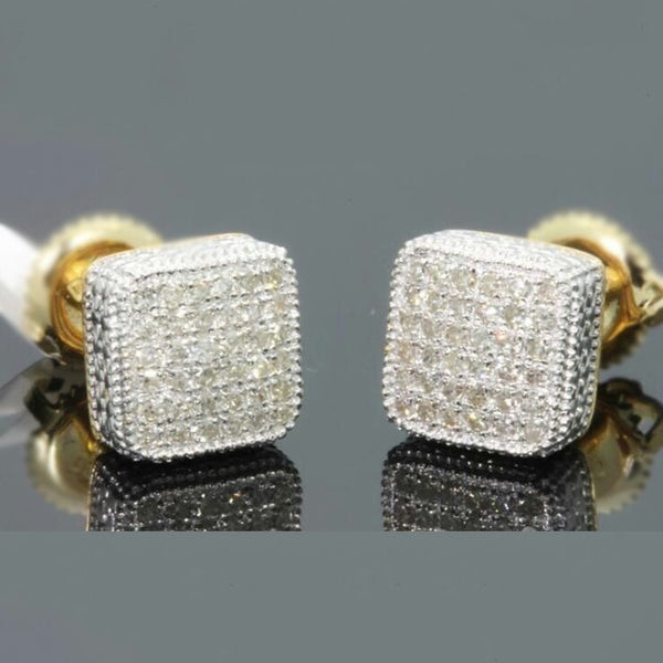 Gold Color Iced Out Earring
