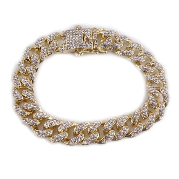 cuban link chain iced out