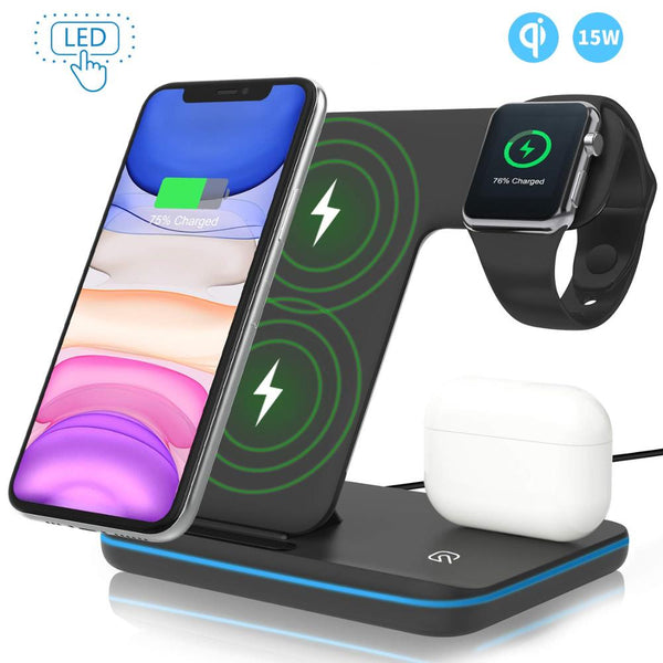 Wireless Charger Stand 3 in 1