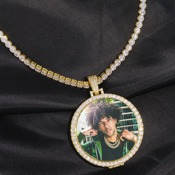 Custom Made Photo Medallions Pendant Necklace