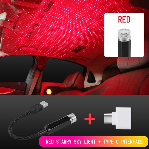 Car Roof Star Light Interior