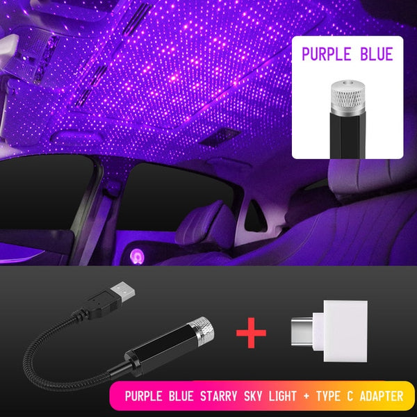Car Roof Star Light Interior