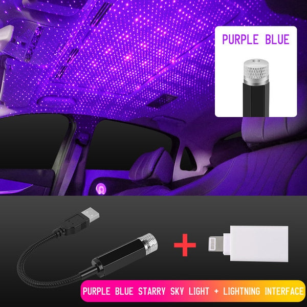 Car Roof Star Light Interior