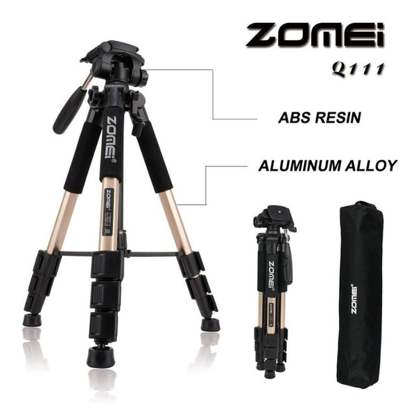 Professional Portable Travel Aluminum Camera Tripod&Pan