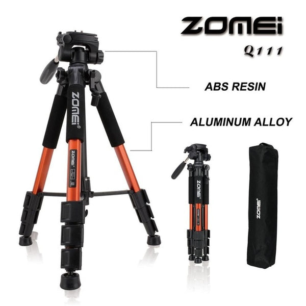 Professional Portable Travel Aluminum Camera Tripod&Pan