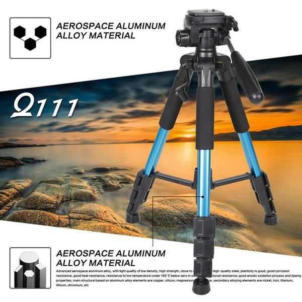 Professional Portable Travel Aluminum Camera Tripod&Pan