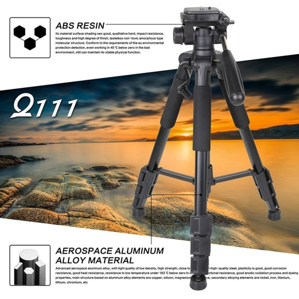 Professional Portable Travel Aluminum Camera Tripod&Pan