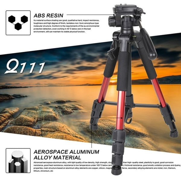 Professional Portable Travel Aluminum Camera Tripod&Pan