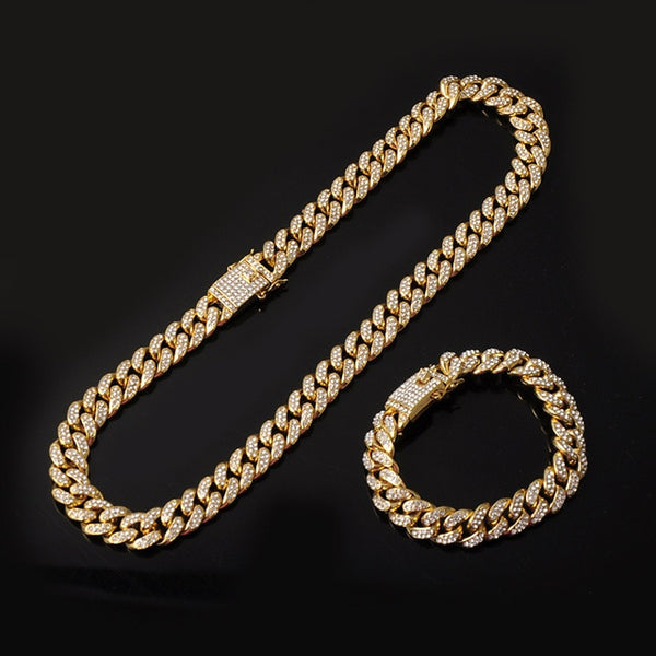 Iced Out  Cuban Chain