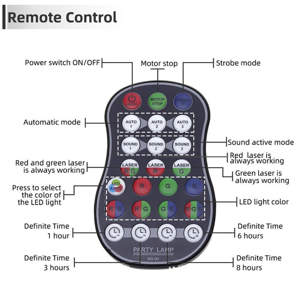 Mini DJ Disco Light
