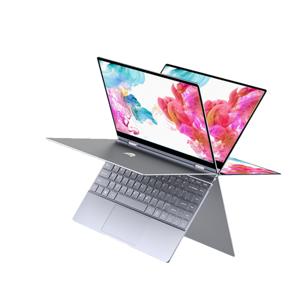 BMAX Y13 360° Laptop 13.3 inch Notebook Windows 10  8GB LPDDR4 256GB SSD 1920*1080 IPS Intel N4120 touch screen laptops