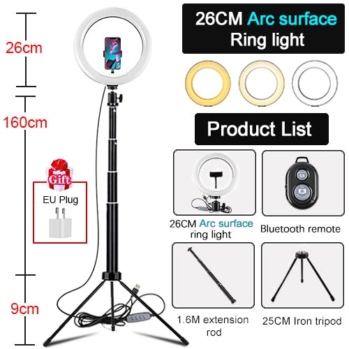 Ring Light With Tripod