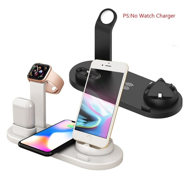Charging Dock Stand For iPhone  Airpods  Apple Watch Wireless Charger Station