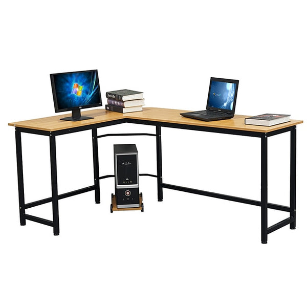 L-Shaped Desktop Computer Desk