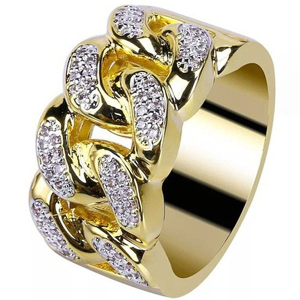 Iced Out Cuban RING