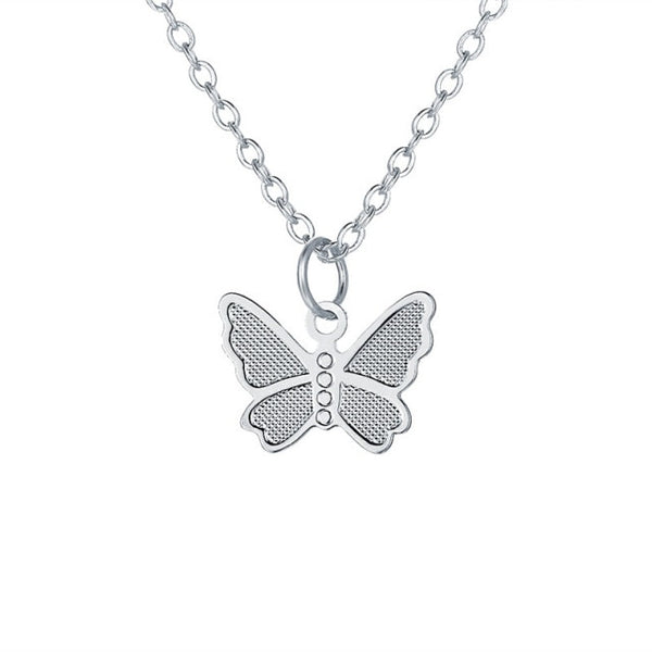 iced out Butterfly necklace