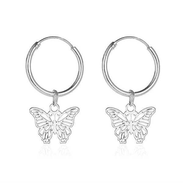 iced out Butterfly necklace